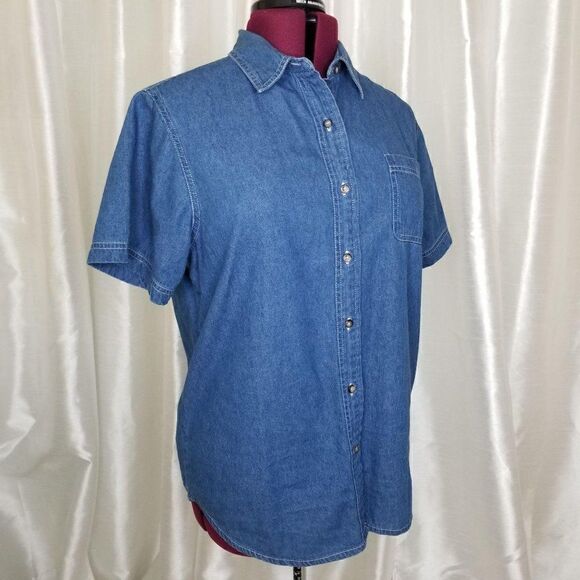 Little Forest NY Denim Shirt (size L) - Picture 6 of 6